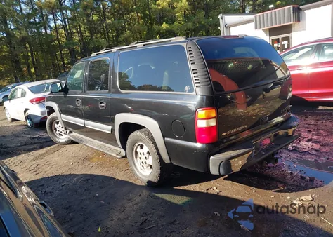 2002 Chevrolet Suburban 1500 Lt из США, поврежденный, VIN 3GNFK16Z92G358932